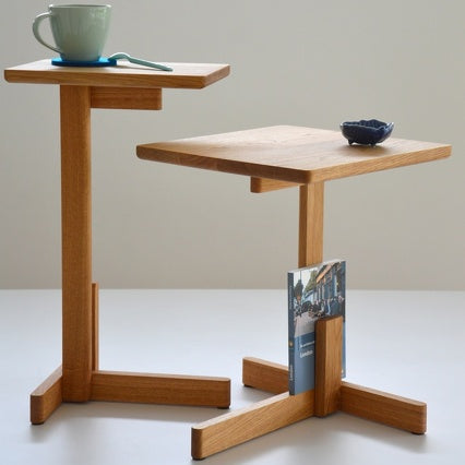 Laurel en Hardy bijzettafel | Jan Kurtz | Lundia Living | set van twee met kop en tijdschrift