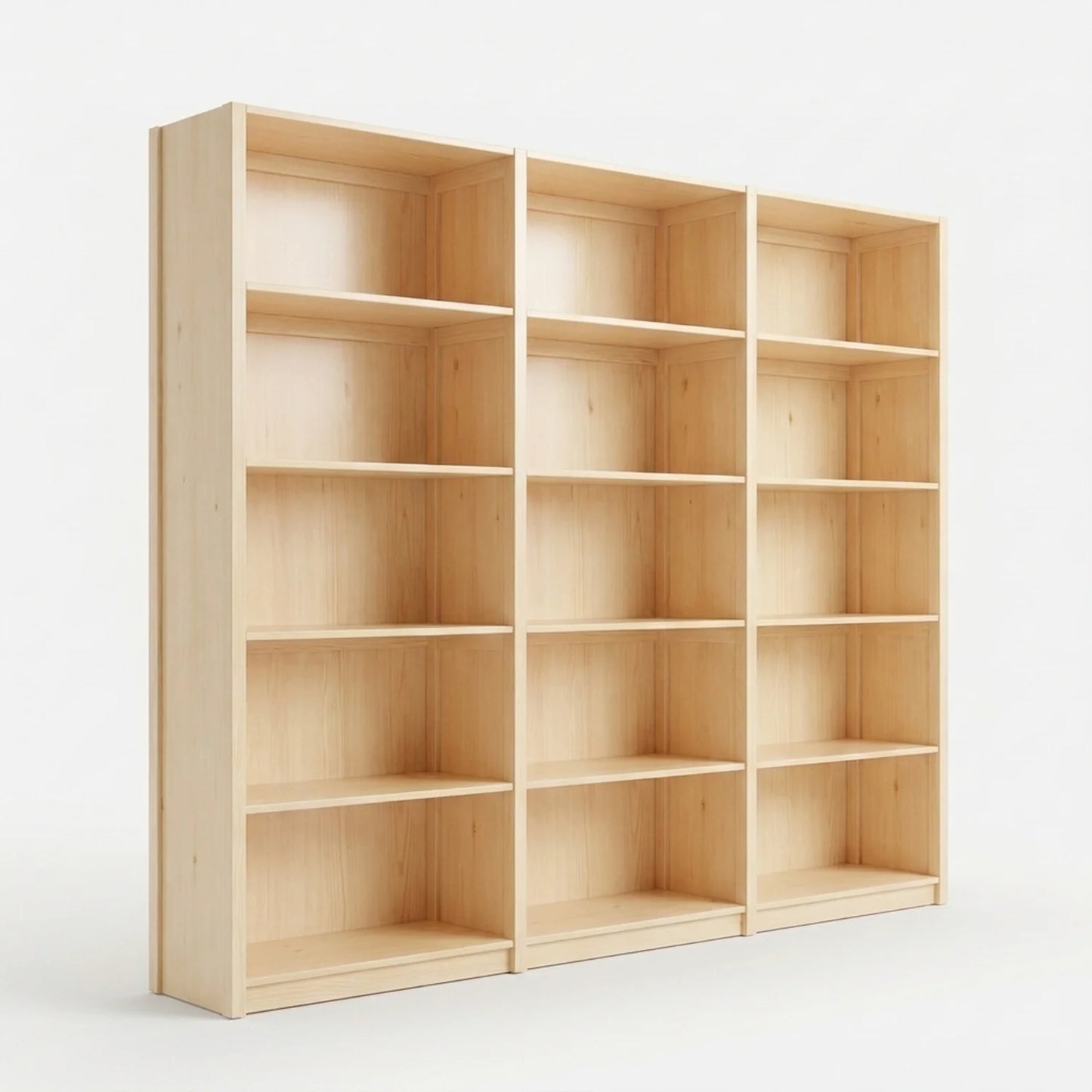 Geschlossener Wandschrank | Lundia Original | Klar lackiert, perspectief