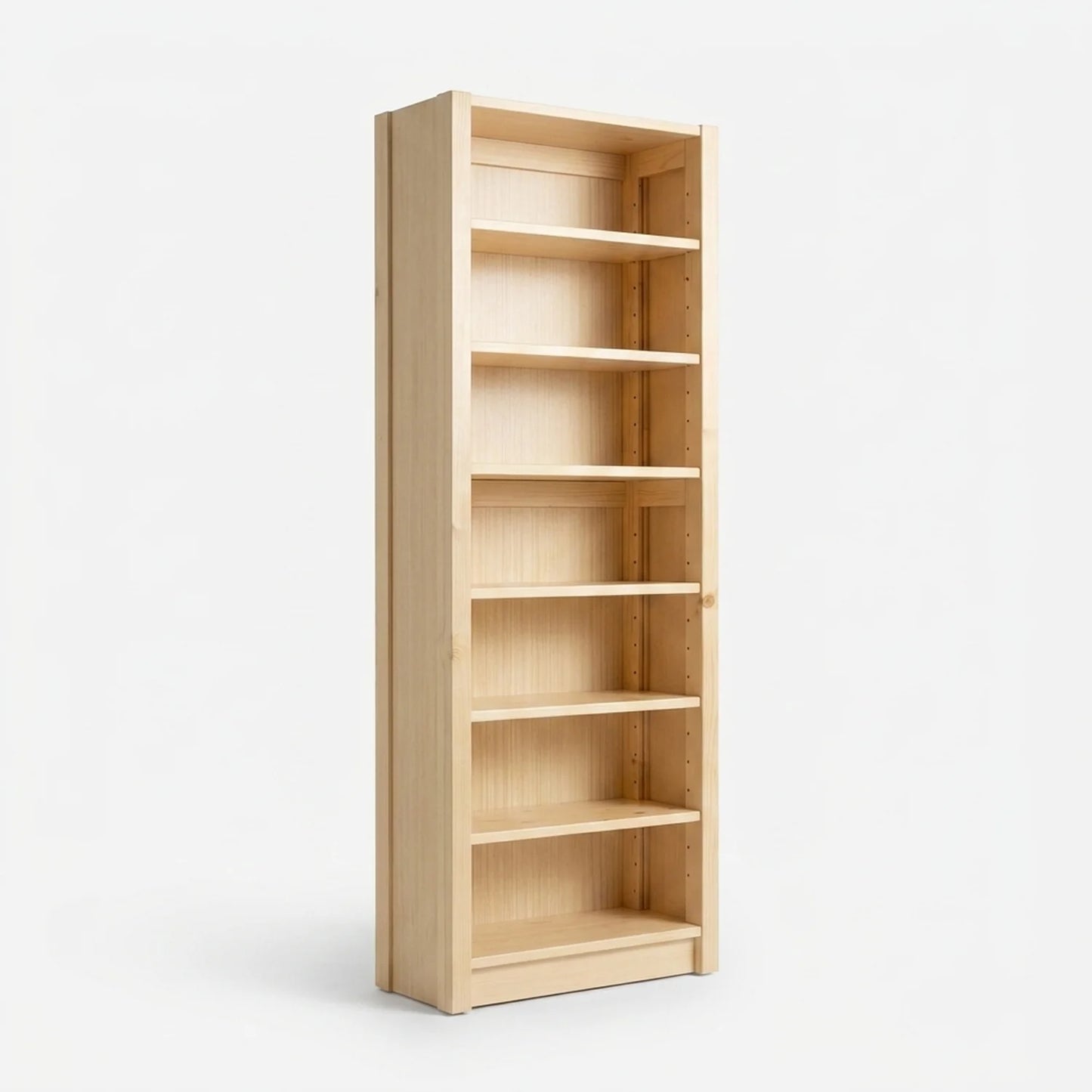 Schmaler CD-/DVD-Schrank | Lundia Original | Klar lackiertes Holz, perspectief