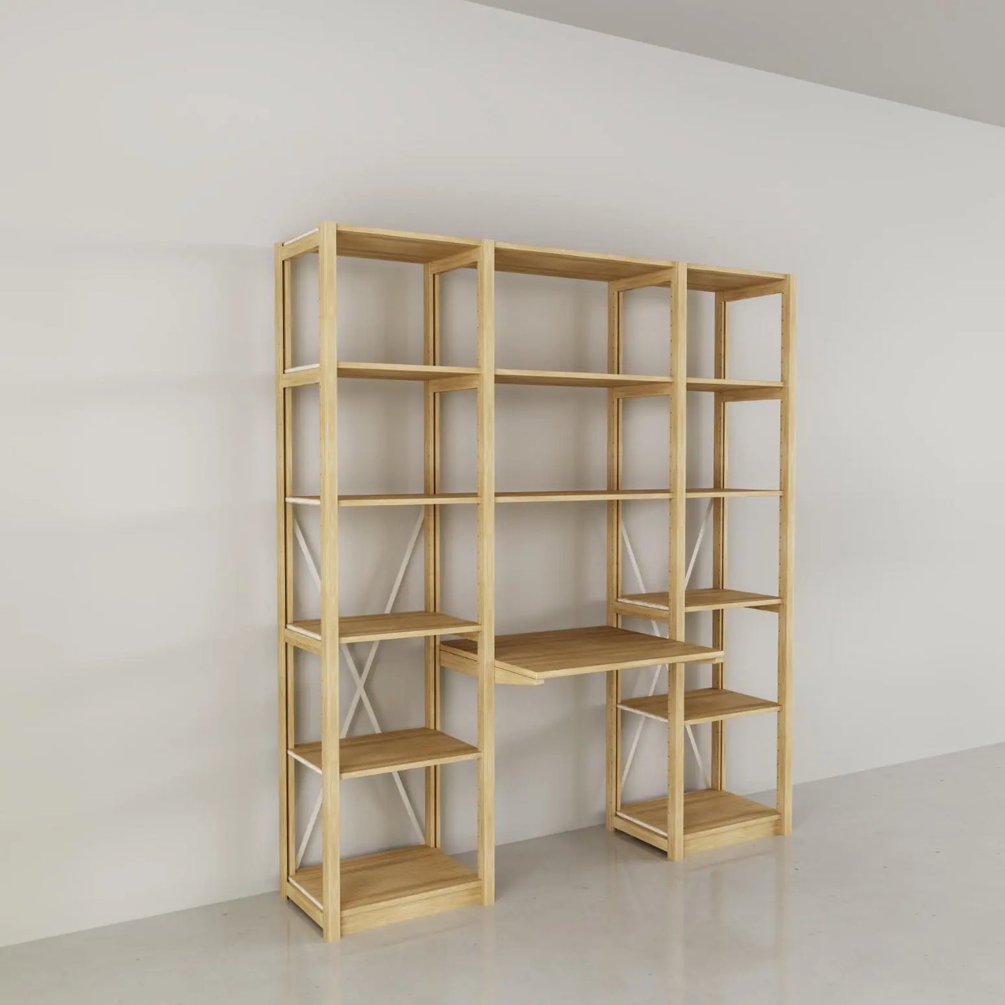 Bureaukast | Lundia Original | Blank gelakt hout