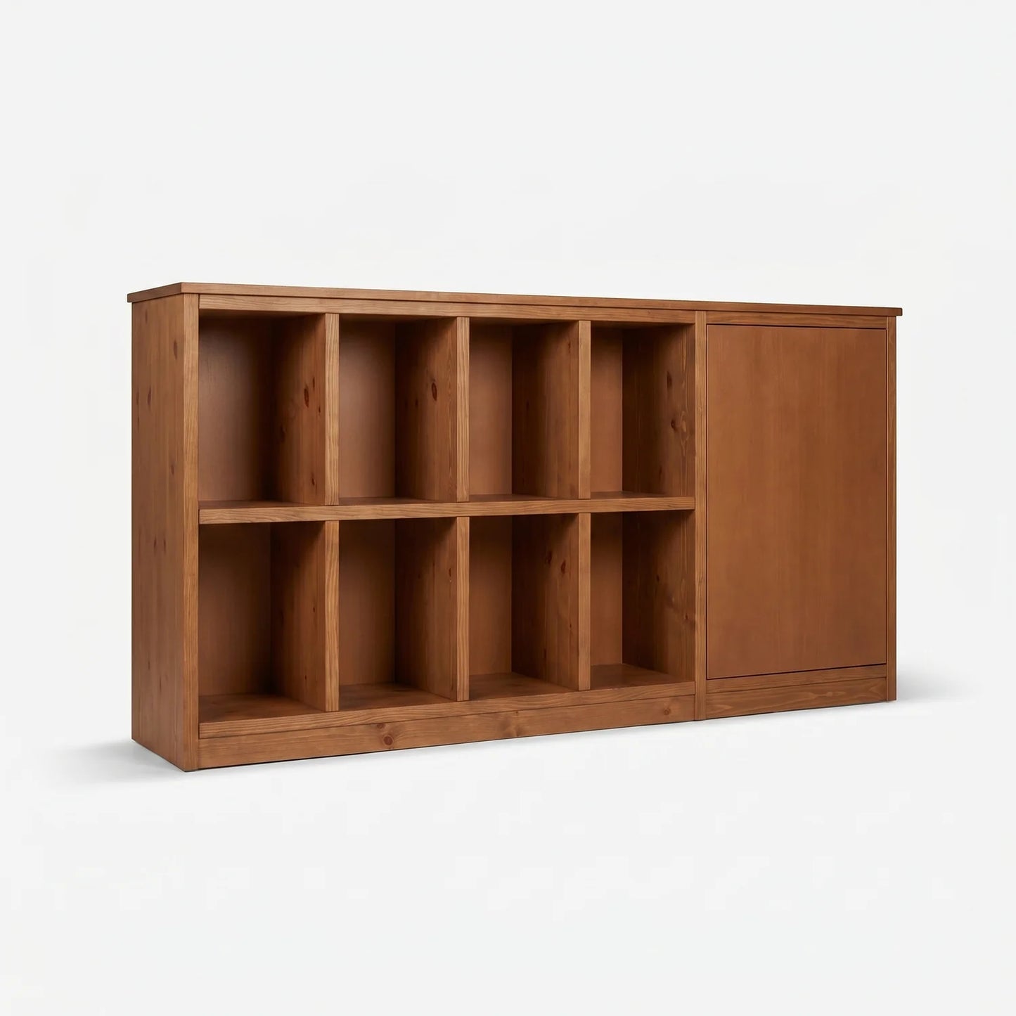 Klassischer Lundia Libre LP-Schrank in Arrosto, perspectief