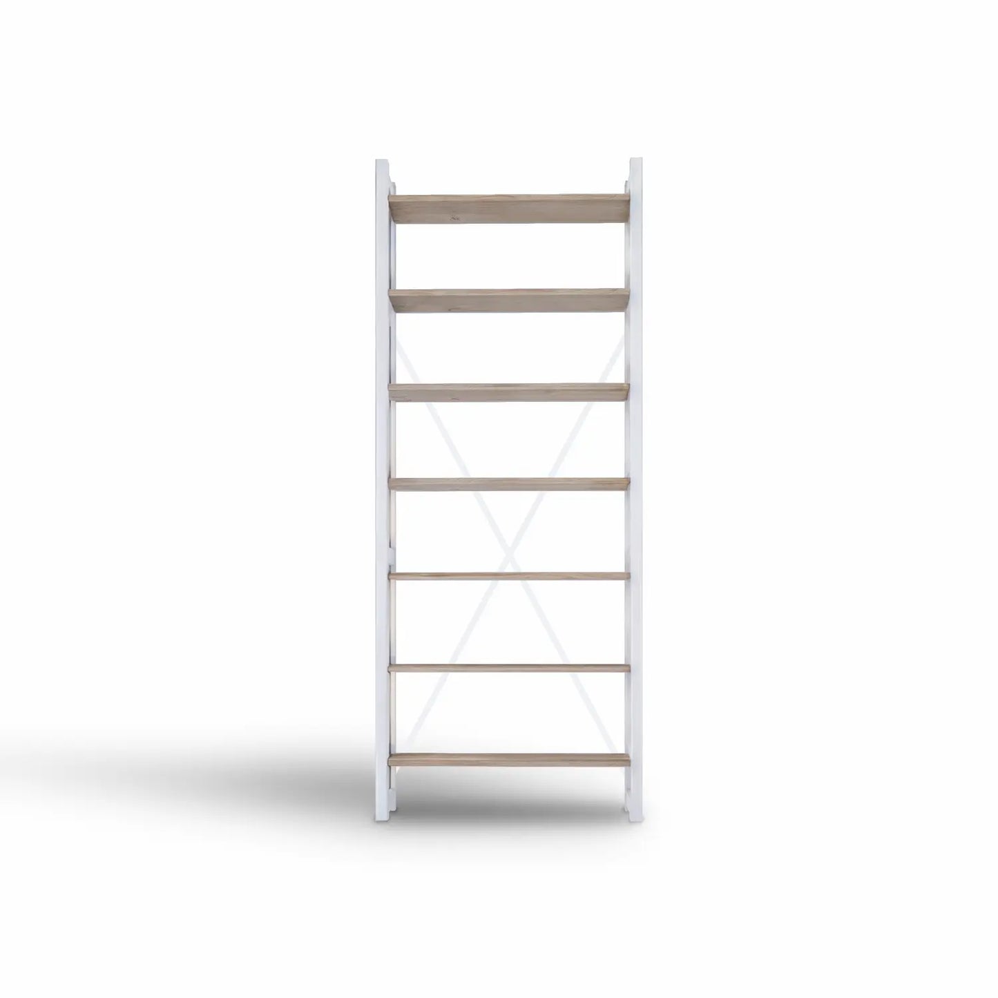 Scandinavische boekenkast | Lundia Original | Blank gelakt & wit