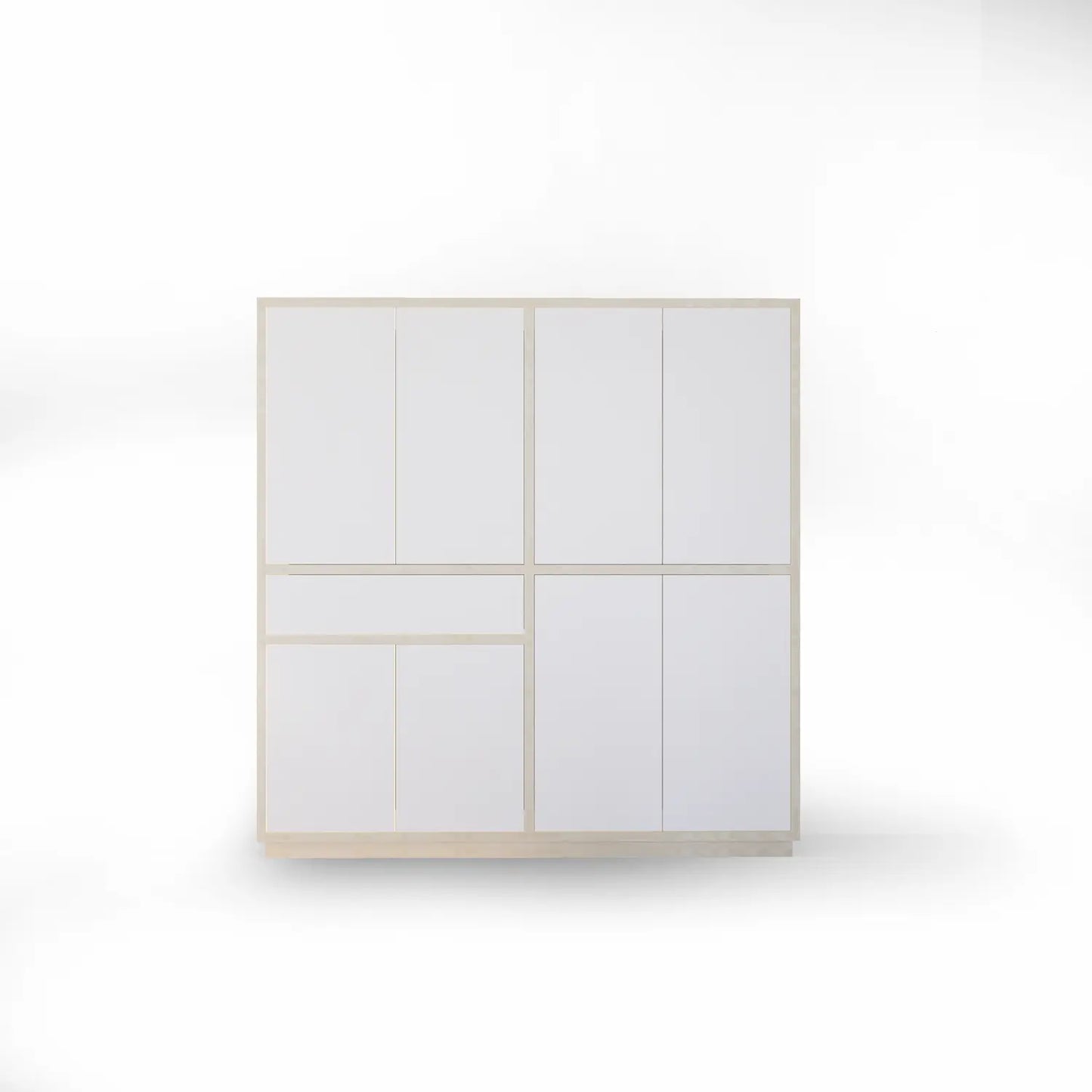 Scandinavische kast met deuren & laden | Certo | Strong white hout