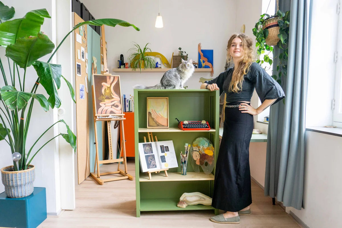 Een kast vol passie voor kunstenaar Fleur Kotten