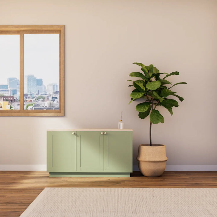 Mittelgroße Kommode aus Holz | Lundia Basics