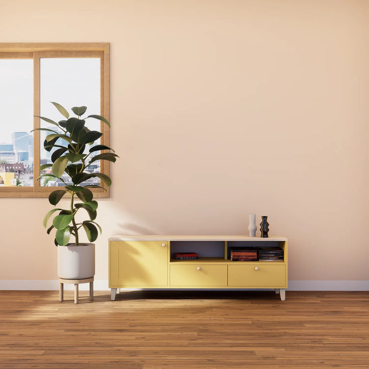 Kompaktes Lowboard aus Holz  | Lundia Basics