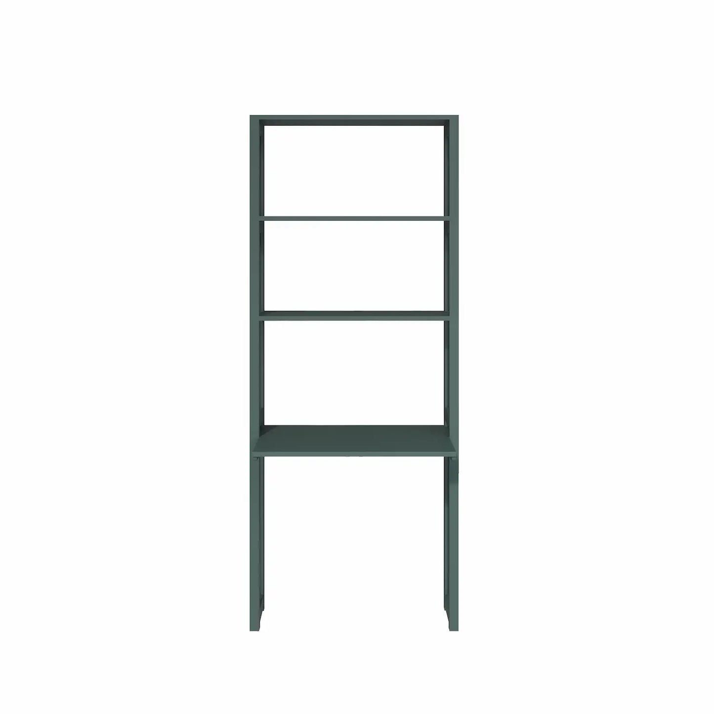 Kompakter Büroschrank | Lundia Original | Tannengrünes Holz