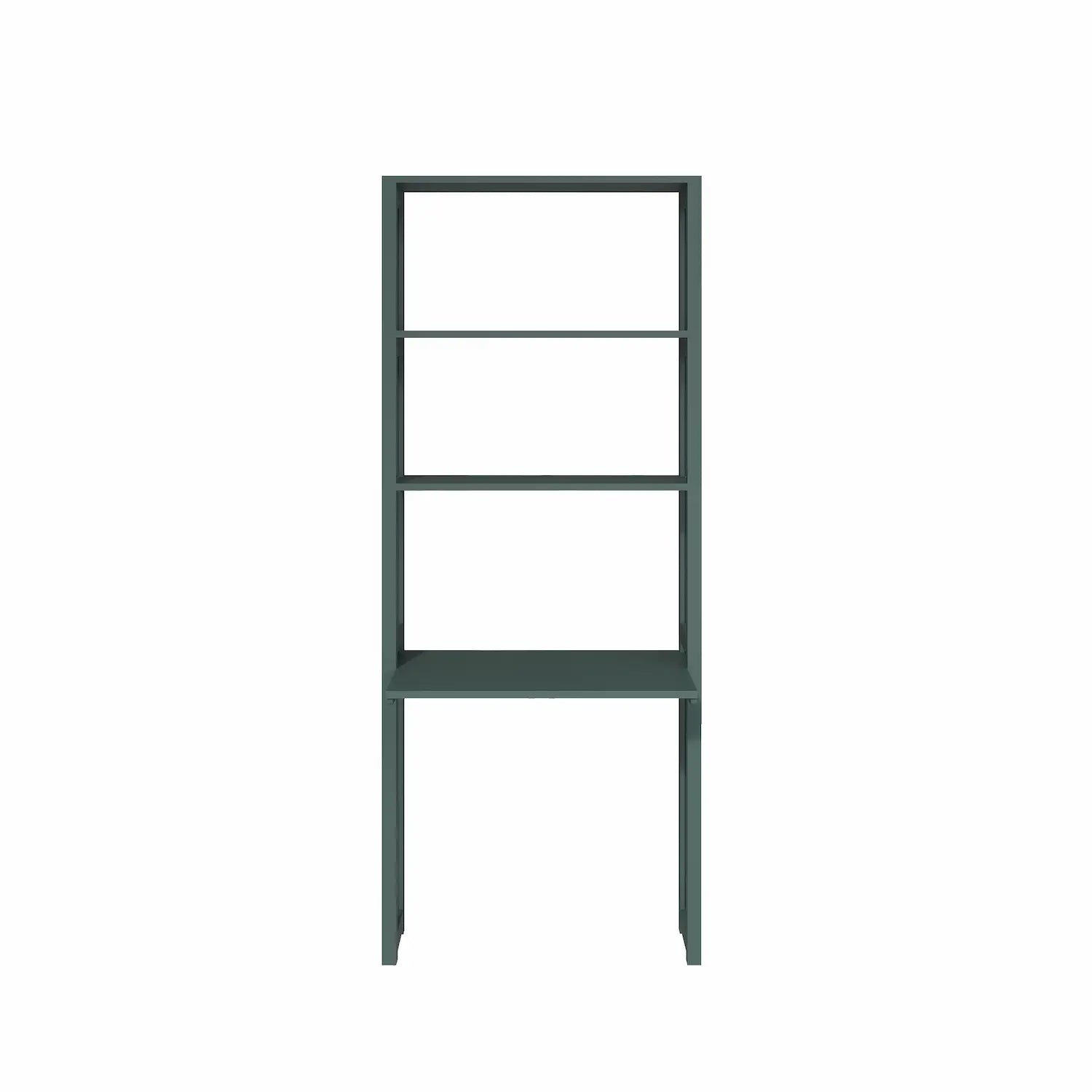 Kompakter Büroschrank | Lundia Original | Tannengrünes Holz