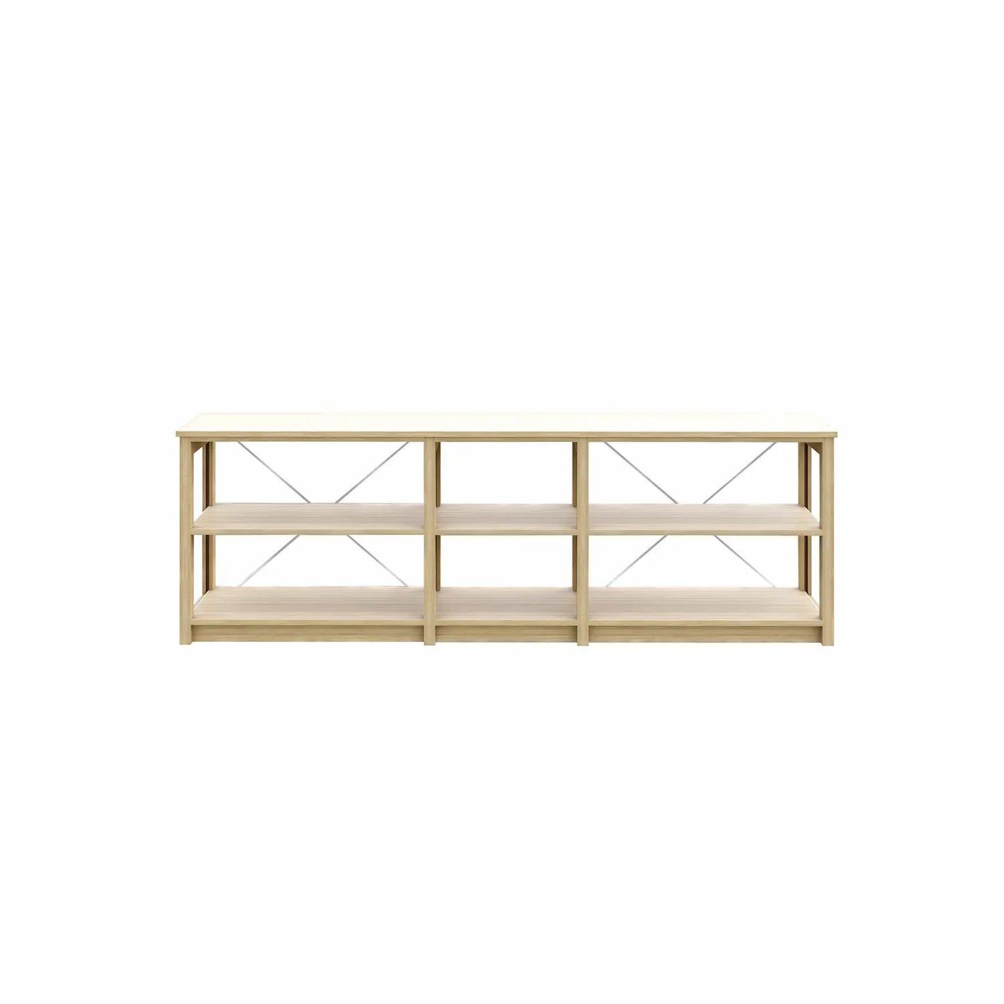 Dressoir | Lundia Original | Blank gelakt massief hout, vooraanzicht bij Loods 5