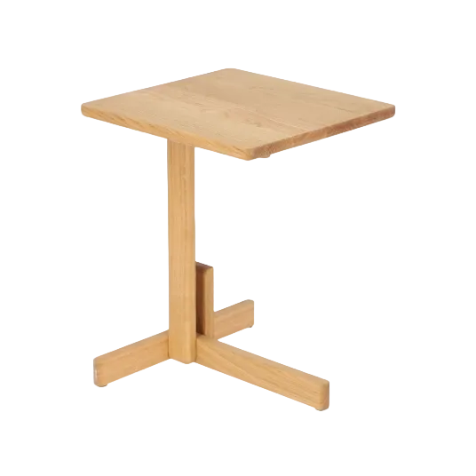 Hardy bijzettafel | Jan Kurtz | Lundia Living | naturel hout, vooraanzicht