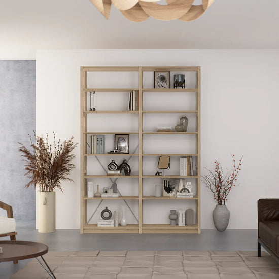 Basis boekenkast | Lundia Original | Blank gelakt hout