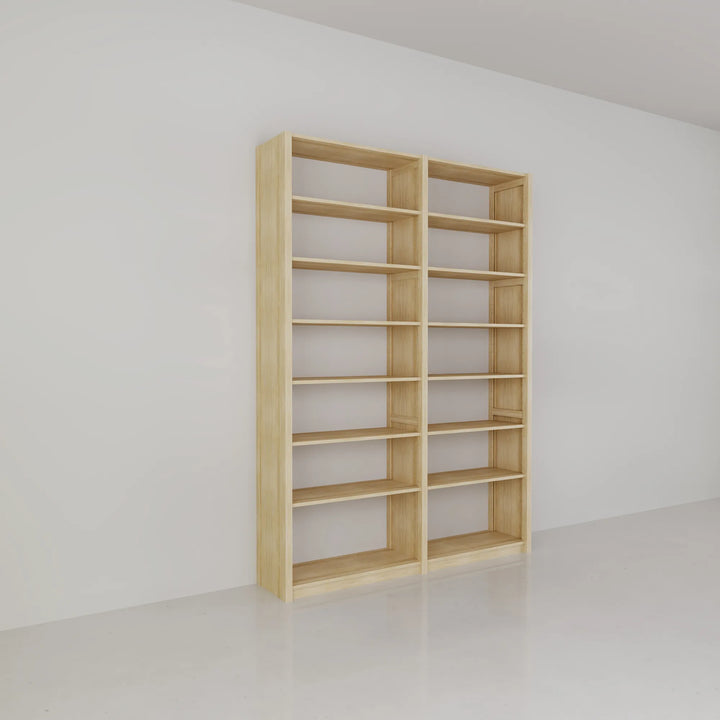 Basis boekenkast | Lundia Original | Blank gelakt hout