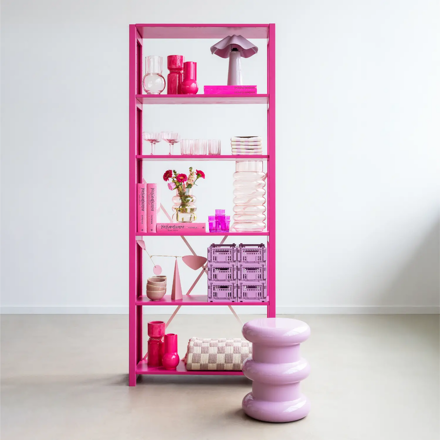 Boekenkast | Lundia Original | Hot pink