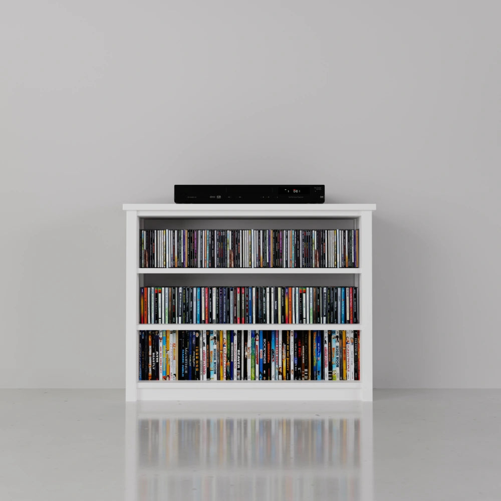 Lage CD/DVD kast | Lundia Original | Wit hout