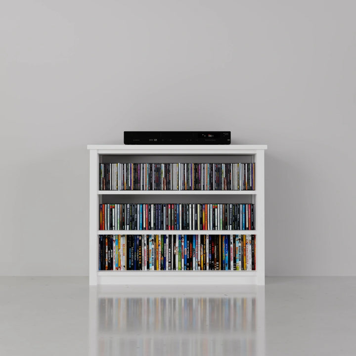 Lage CD/DVD kast | Lundia Original | Wit hout