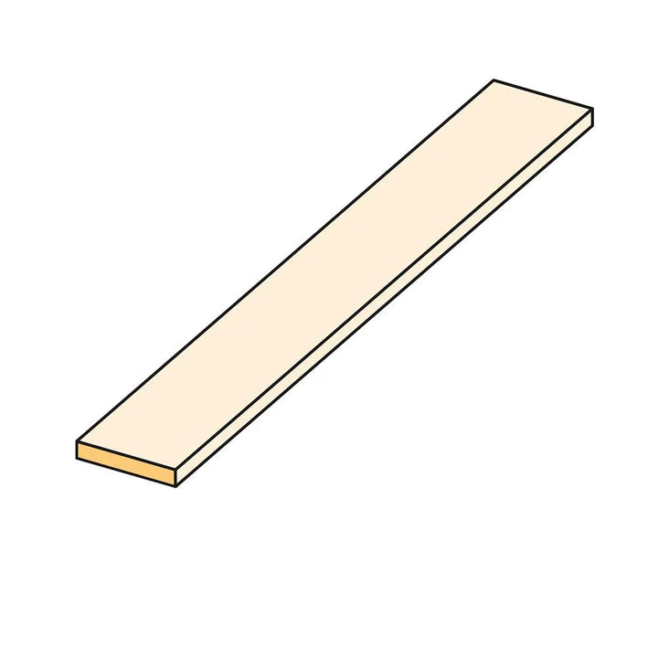 Afdekregel breed voor vario- en eindzijstuk | Lundia Original