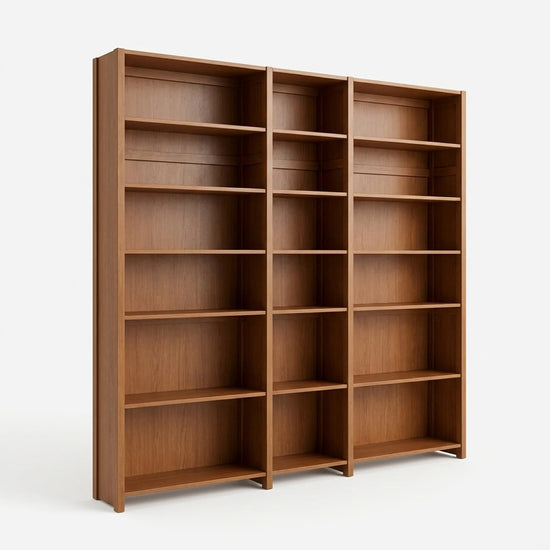Klassisches Holz-Bücherregal | Lundia Original | Arrosto, perspectief