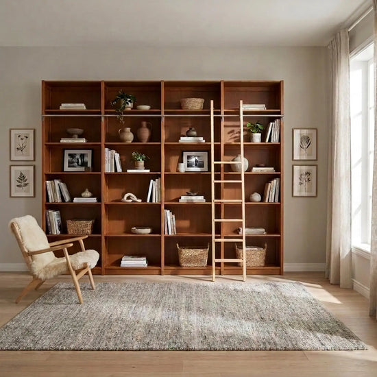 Klassisches Holzbücherregal | Lundia Original | Arrosto Holz, sfeerbeeld vooraanzicht