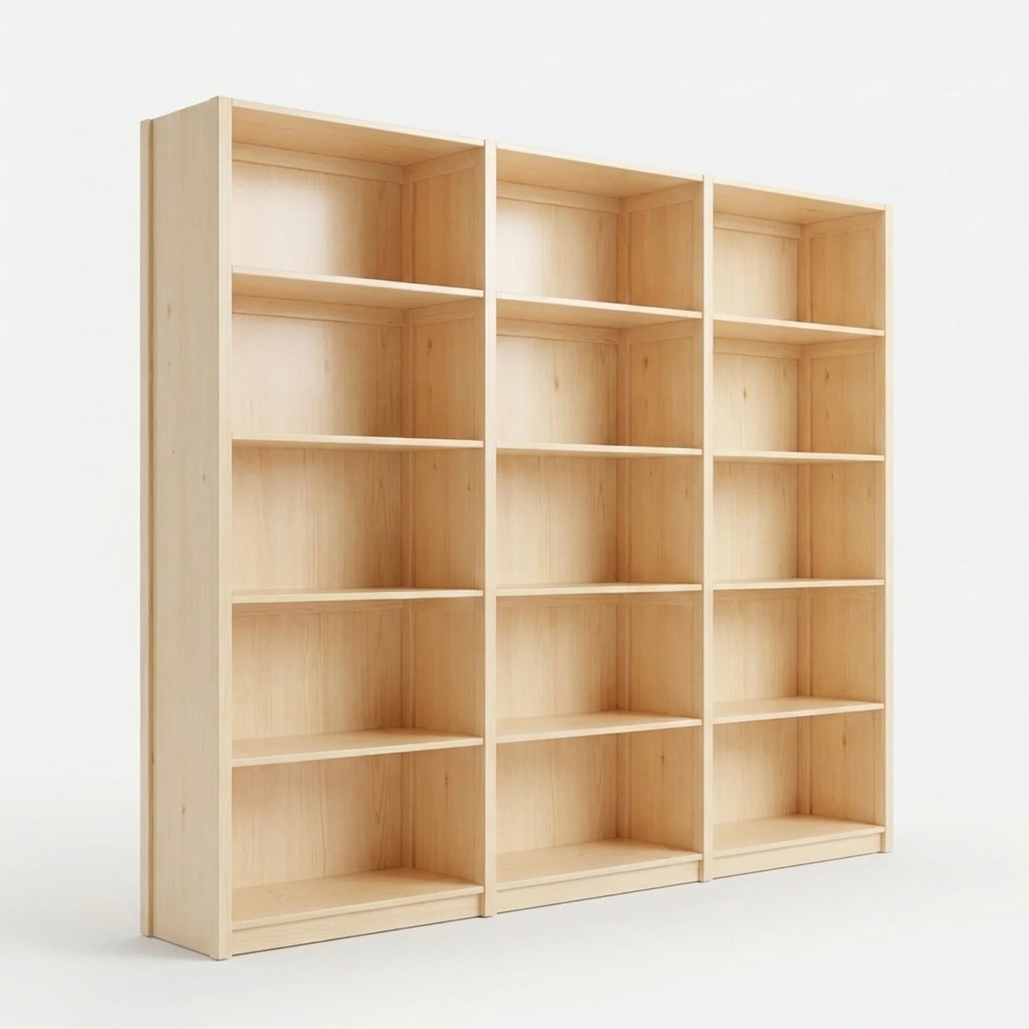 Geschlossener Wandschrank | Lundia Original | Klar lackiert, perspectief