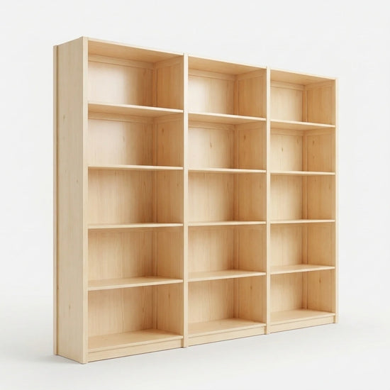 Geschlossener Wandschrank | Lundia Original | Klar lackiert, perspectief