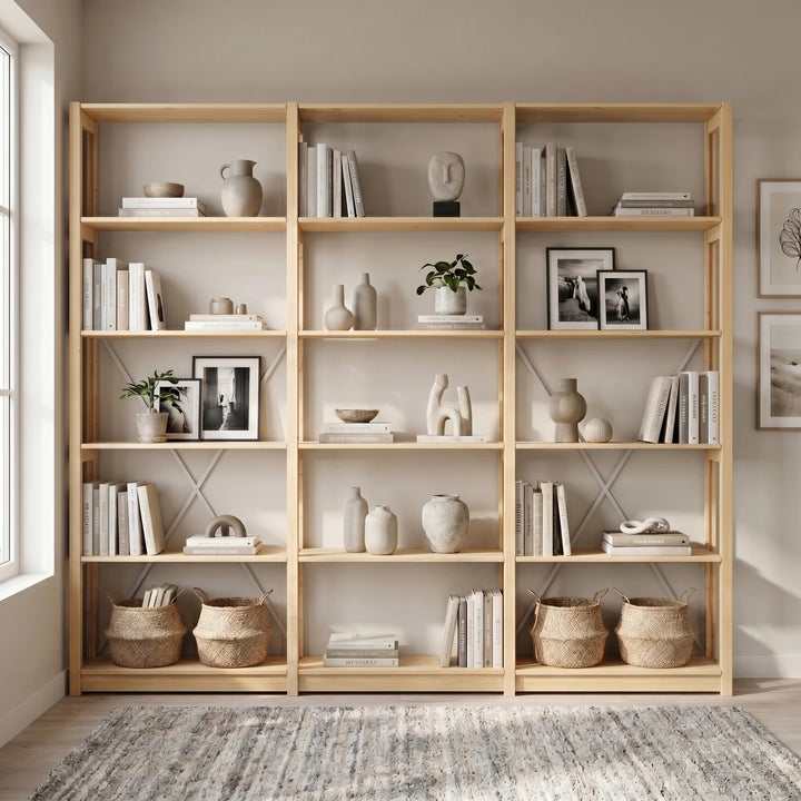 Bücherregal | Lundia Original | 208 x 245 x 30, sfeerbeeld vooraanzicht