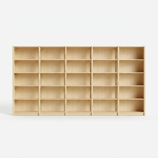 Holz-Wandschrank | Lundia Original | Klar lackiert, vooraanzicht