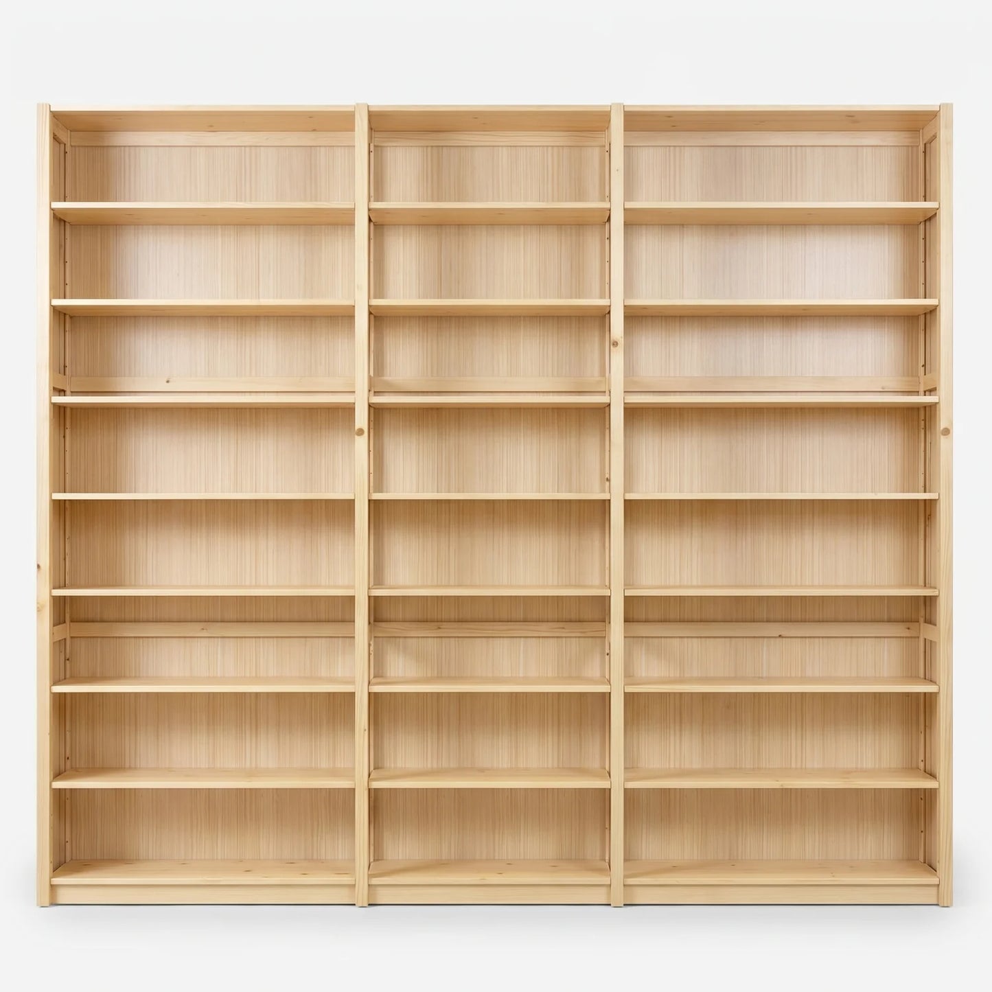 Geschlossenes Bücherregal | Lundia Original | Klar lackiert, vooraanzicht