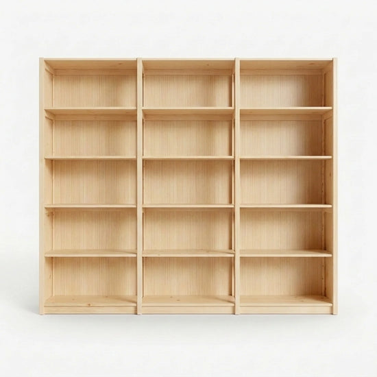 Geschlossener Wandschrank | Lundia Original | Klar lackiert, vooraanzicht
