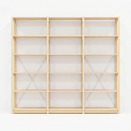 Bücherregal | Lundia Original | 208 x 245 x 30, vooraanzicht