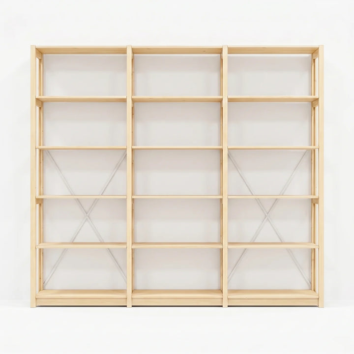 Bücherregal | Lundia Original | 208 x 245 x 30, vooraanzicht