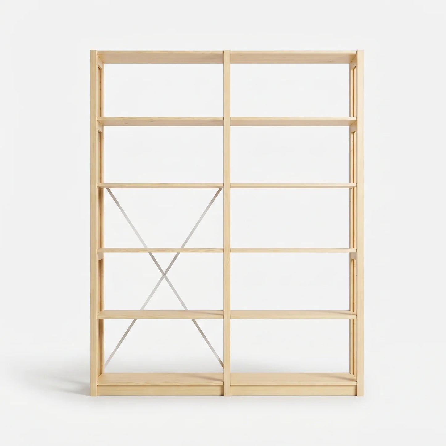 Bücherregal | Lundia Original | 208 x 165 x 30, vooraanzicht