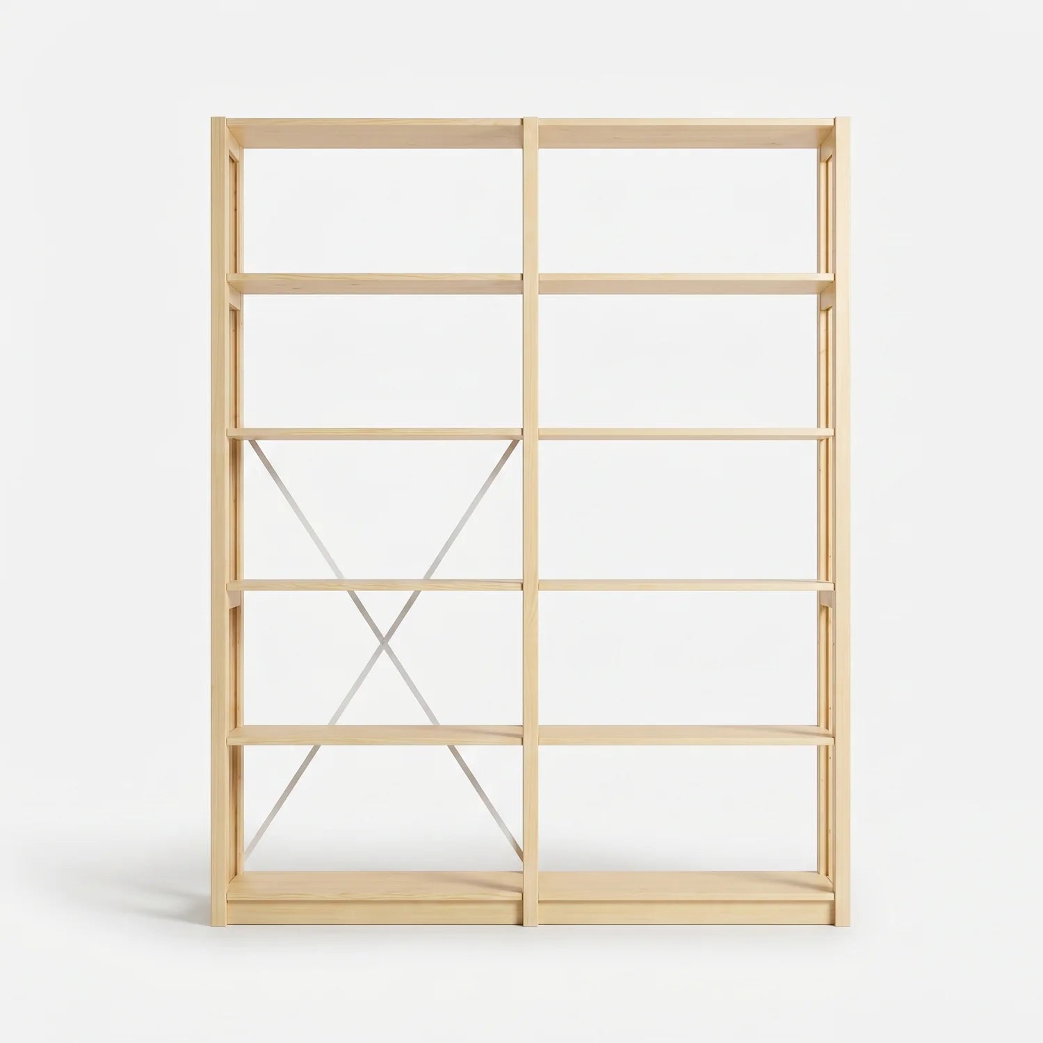 Bücherregal | Lundia Original | 208 x 165 x 30, vooraanzicht