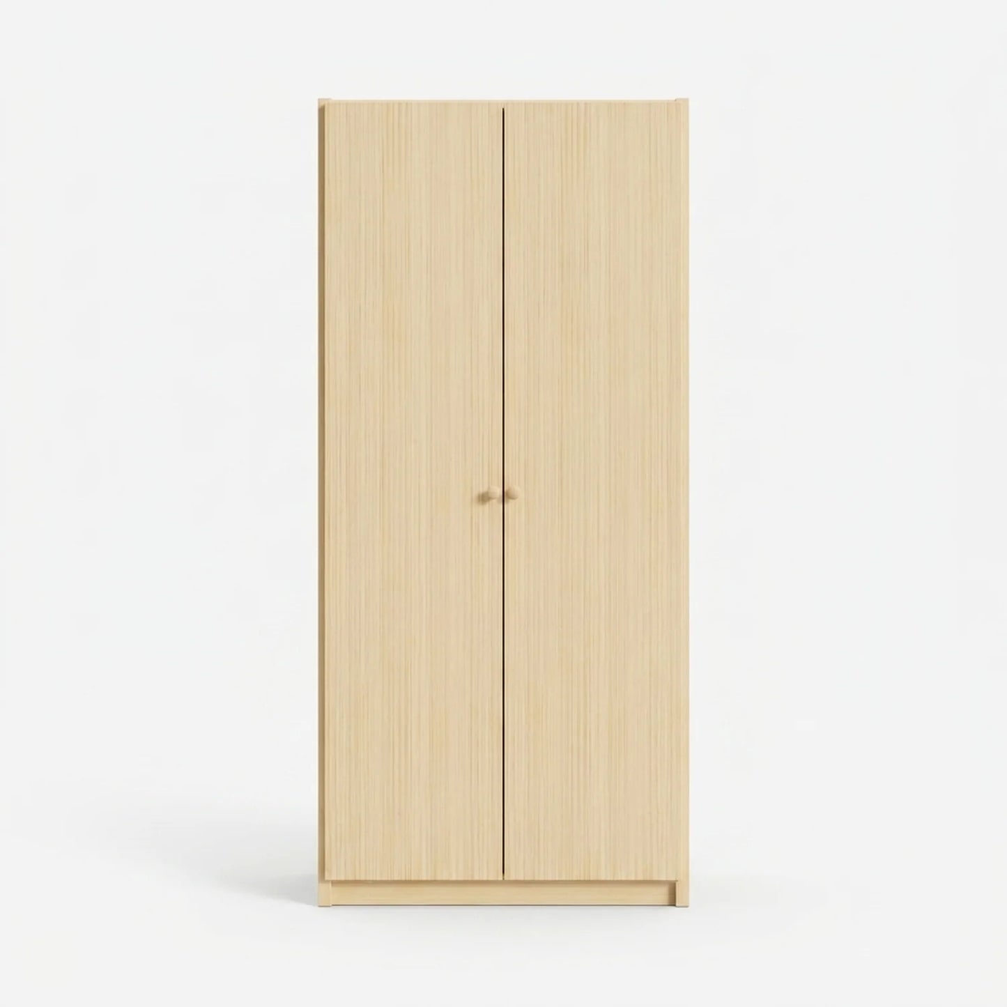 Kleiderschrank mit Türen | Lundia Original | Klar lackiertes Holz, vooraanzicht