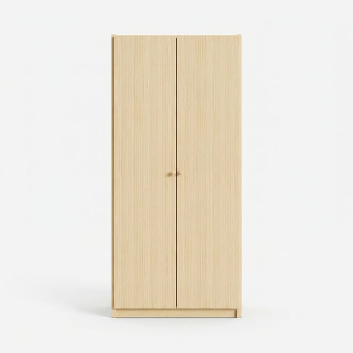 Kleiderschrank mit Türen | Lundia Original | Klar lackiertes Holz, vooraanzicht