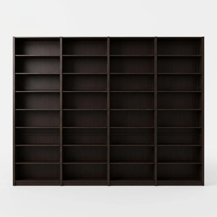Großes modernes Bücherregal | Lundia Original | Schwarz, vooraanzicht
