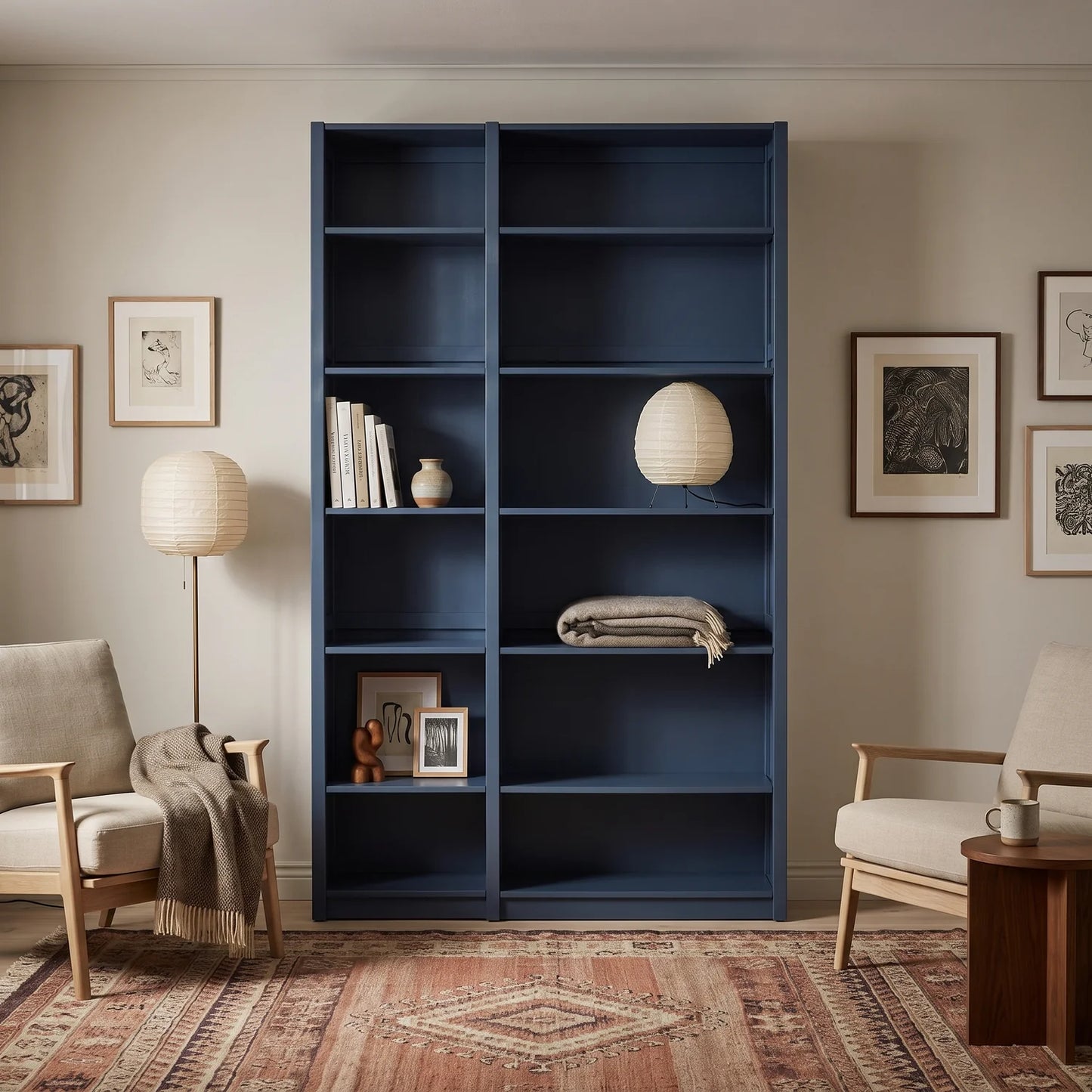 Bücherregal | Lundia Original | Hague blau, sfeerbeeld perspectief