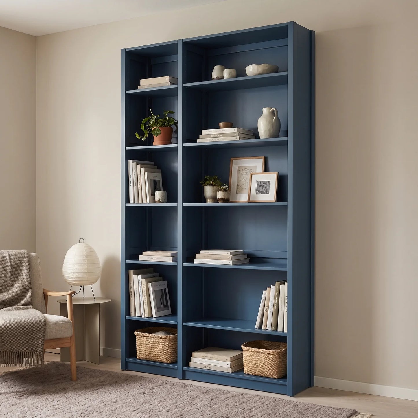 Bücherregal | Lundia Original | Hague blau, sfeerbeeld vooraanzicht