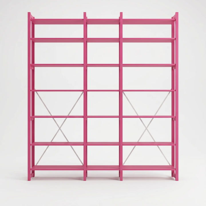 Offenes Bücherregal | Lundia Original | Hot pink, vooraanzicht