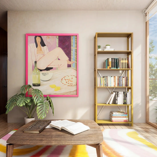 Boekenkast | Lundia Original | Mustard green