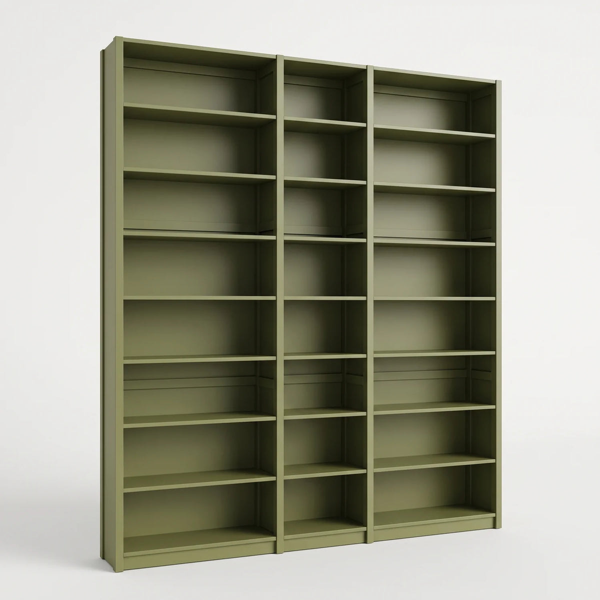 Bücherregal | Lundia Original | Olivgrün, perspectief