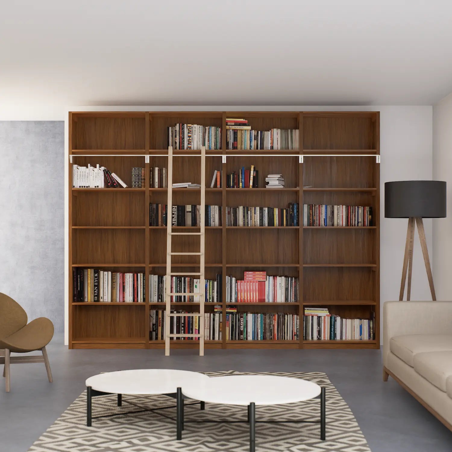 Klassiek houten boekenkast | Lundia Original | Arrosto hout