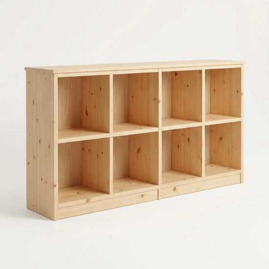 Skandinavische Lundia Libre LP-Schrank in Klar lackiert, perspectief