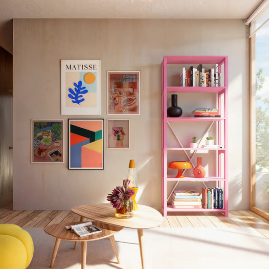 Boekenkast | Lundia Original | Hot pink