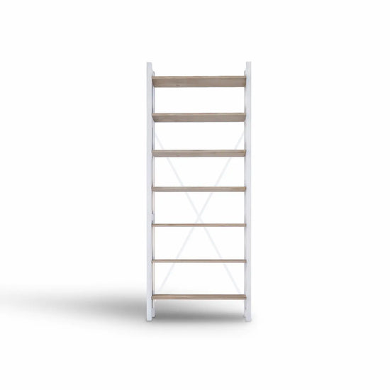 Scandinavische boekenkast | Lundia Original | Blank gelakt & wit