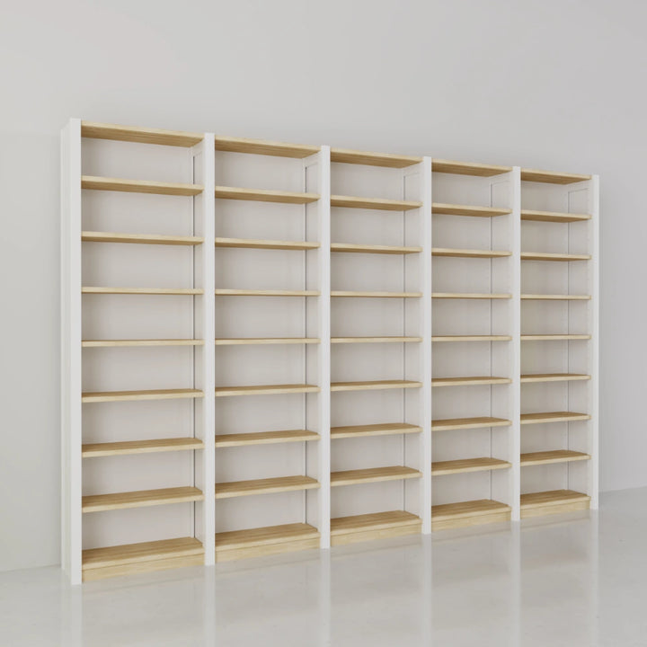 Scandinavische CD/DVD kast | Lundia Original | Wit & blank gelakt hout