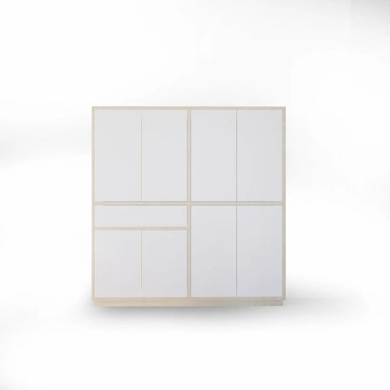 Scandinavische kast met deuren & laden | Certo | Strong white hout