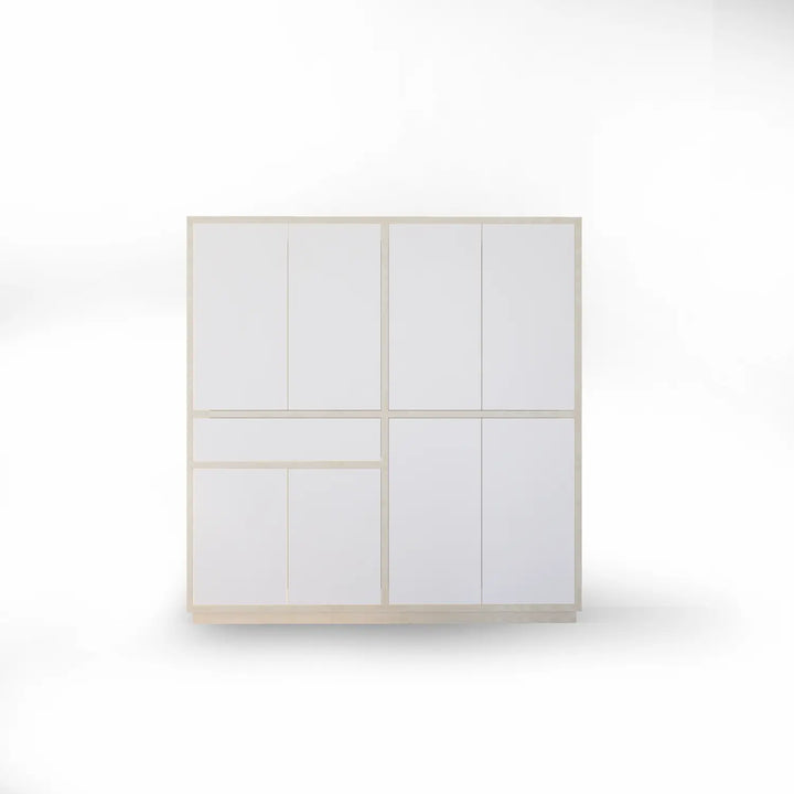 Scandinavische kast met deuren & laden | Certo | Strong white hout