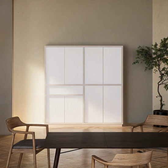 Scandinavische kast met deuren & laden | Certo | Strong white hout