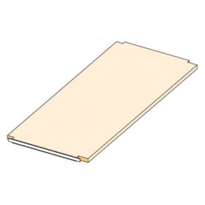 Fachböden 1,5 cm zurückspringende Vorderseite - Farblos lackiert (050), 30 cm, 100 cm