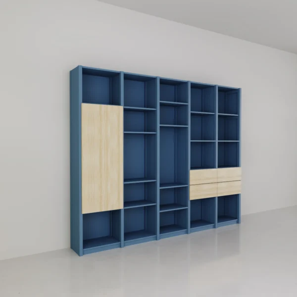 Bücherregal mit Schubladen und Tür - Image 2